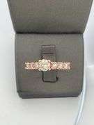 CERTIFIED BRAND NEW 14K ROSE GOLD DIAMOND RING