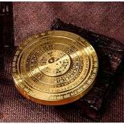 Feng Shui Compass Rotating Good Luck and Divination Brass
