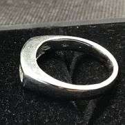 DAZZLING 14K WHITE GOLD WEDDING BAND
