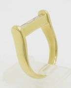 18k Yellow Gold Baguette Diamond Ring