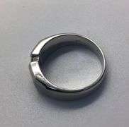 14K WHITE GOLD MEN’S WEDDING BAND