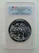 2012 5 OZ. Silver Quarter First Strike - Denali - MS69DMPL PCGS