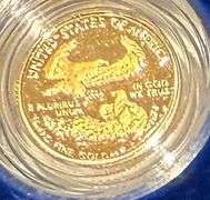 $5 1988 US Gold Eagle With Box Paper