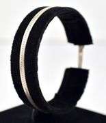Herring Bone Chain Link Bracelet in Sterling Silver