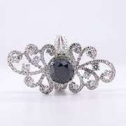 18K Vertical efflorescent Diamond Ring