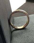 MEN’S 14K ROSE GOLD LAB DIAMOND WEDDING BAND