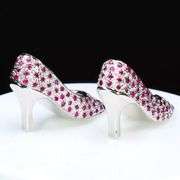 Sterling silver heels set with 1.45cts of Mozambique Rubies!