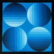 Rare Victor Vasarely Heliogravure Circa 1965