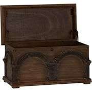Wooden Arch Storage Trunk