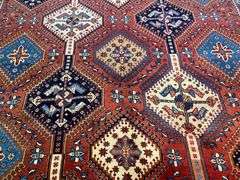 Fine Persian Yalameh Rug 6.3x6.6