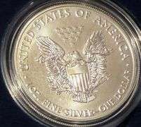 2017W Unc Silver Eagle With Box Paper