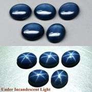 Crisp patterns! 2.10ct Star Sapphire set -5 pieces!