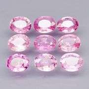Untreated! VS to SI clarity! 2.52ct pinkish lavender Sapphire set!
