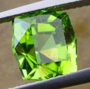Glittering 2.84ct apple green untreated Peridot