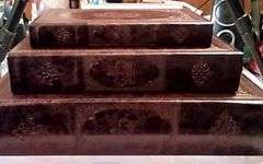 Decorative Book Hidden Storage Box Set of 3