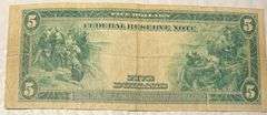 $5 New York Fed Reserve Note 1914 Series