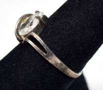 CZ Gemstone Ring in Sterling Silver