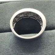 MEN’S 14K WHITE GOLD NATURAL DIAMOND WEDDING BAND