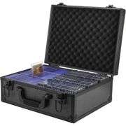 Premium Black Aluminum Trading Card Storage Case