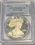 1987 S PCGS Proof 69 Deep Cameo Silver Eagle