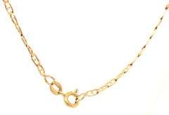 18kt Yellow gold Gucci style link chain necklace