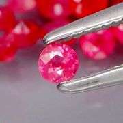 Vibrant! Reddish pink 2.18ct Burmese Ruby set -Heated only!