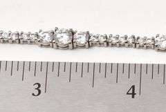 CZ Gemstone Bracelet in Sterling Silver