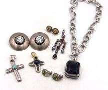 Vintage 925 sterling silver mixed jewelry