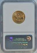 Lively choice BU 1893 US $5 Liberty Gold Piece. NGC MS63