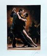 Collectible Hand-Signed Artist Proof Fabian Perez on Paper