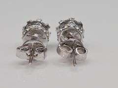 Sparkling 5.45  Ctw Ice White Lab Simulated Diamond Earrings