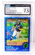 Ronald Acuna, Jr. Topps Baseball Card, 7.5 Near Mint