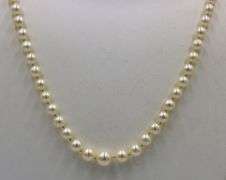 Graduated 4.5-8mm pearl necklace