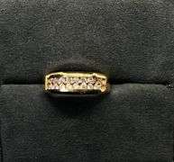 MEN’S 14K YELLOW GOLD NATURAL DIAMOND WEDDING BAND