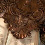 Hand-Carved Wooden The Sacrament Wall Plaque