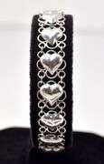 Heart Link Bracelet in Sterling Silver