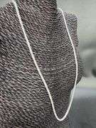 Italian Sterling Silver 925 2.25mm Spiga Wheat Chain 24" Necklace