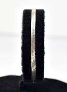 Herring Bone Chain Link Bracelet in Sterling Silver