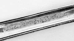 Early Stieff Sterling Horseradish Spoon