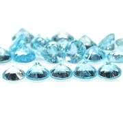 Matched! 20 piece 12.58ct full fire sky blue Topaz set!