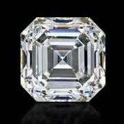 Dazzling 5 Ct White Asscher Cut Fire Moissanite Solitaire