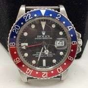 Collector's Vintage Rolex GMT Master Pepsi Watch