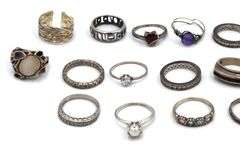 Group lot of Vintage 925 sterling silver rings
