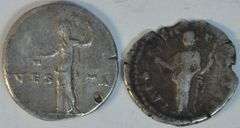 Scarce early Roman silver Denari of Marcus Aurelius & Vespasian