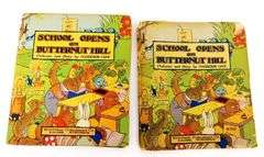 1929 School Opens on Butternut Hill Children's Book w/DJ