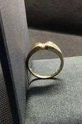 MEN’S 14K YELLOW GOLD NATURAL DIAMOND WEDDING BAND