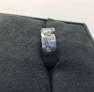 14K WHITE GOLD MEN’S WEDDING BAND