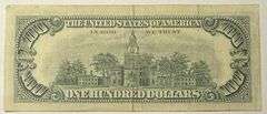 $100 Red Seal 1966 Fowler US Note