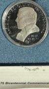 Paul Revere Sterling Silver Proof Cameo Bicentennial Medal