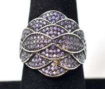 Amethyst Gemstone Ring in Sterling Silver